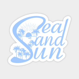 sea sand sun Magnet