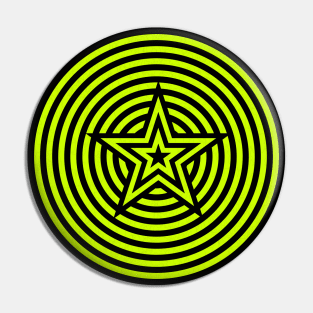 Star and Circle Tribal Pin