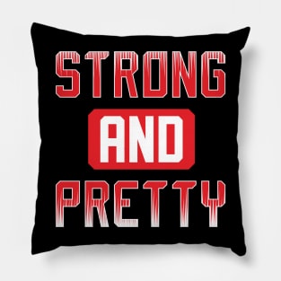 Strong And Pretty | Gym | WorkOut Pillow