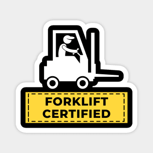 Forklift Certified Magnet