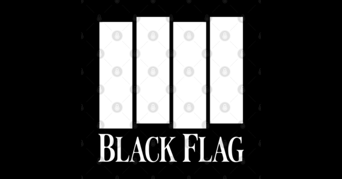 Black Flag Black Flag Sticker TeePublic