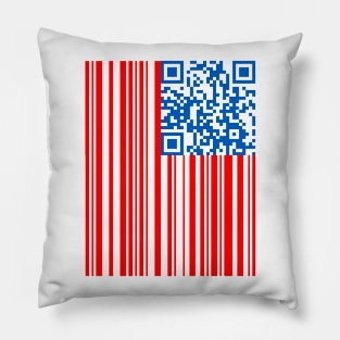 USA Bar Code Pillow