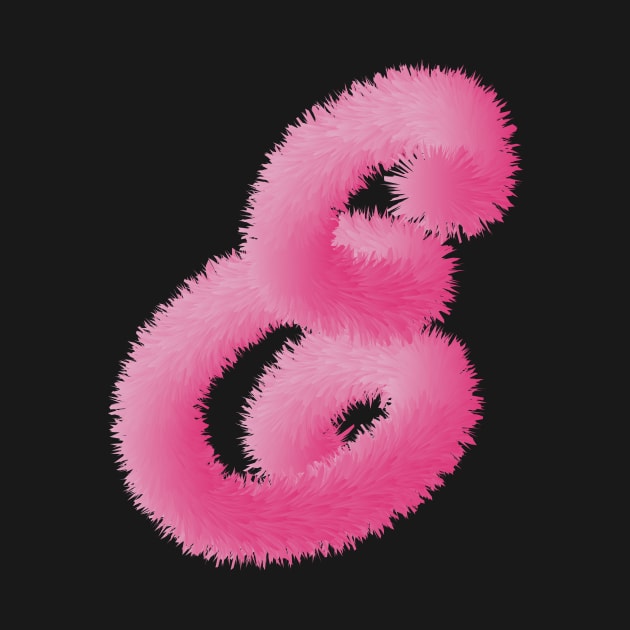 E Pink Animal Initials by desingmari