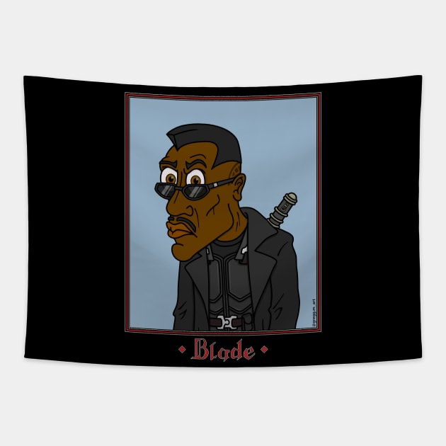 Blade the Daywalker Tapestry by Gregg.M_Art