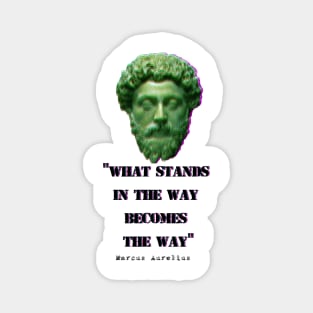 The Obstacle is the Way, Marcus Aurelius. Magnet