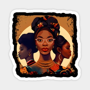 Black History Month T-Shirt Magnet