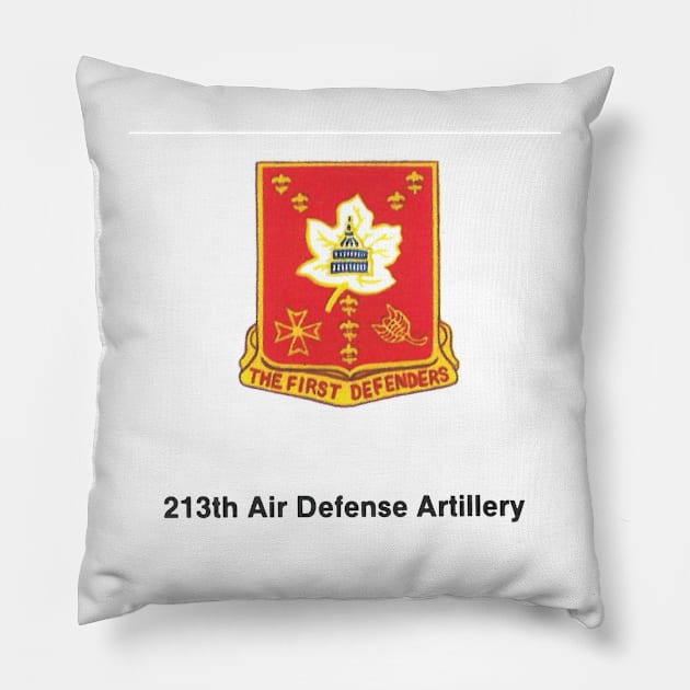 213th Air Defense Artillery Pillow by Limb Store