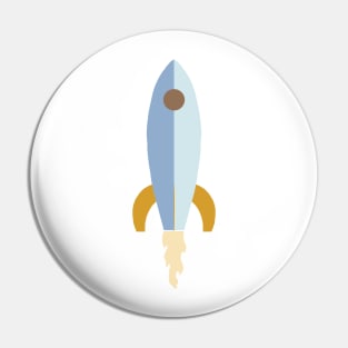 Rocket - Blue Pin