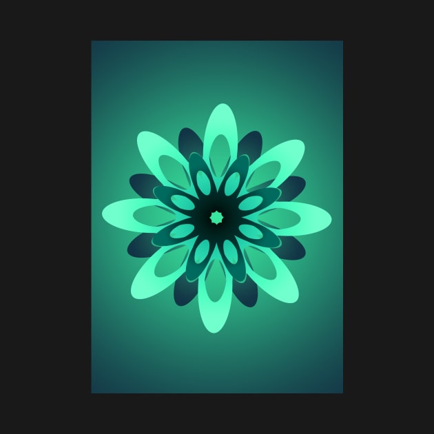 Green Flower Elegant by Shop Ovov