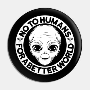 For a better world Pin