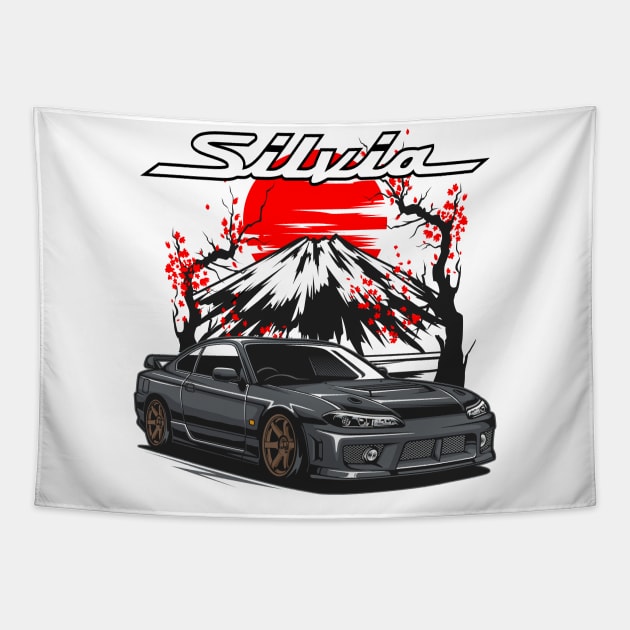 Silvia S15 Tapestry by cturs