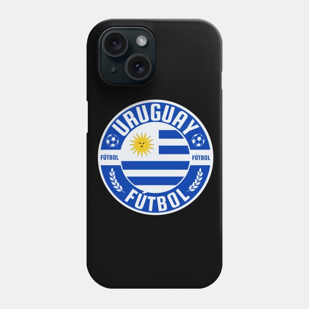 Uruguay Futbol Phone Case by footballomatic