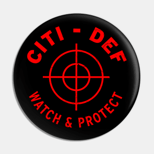 Citi-Def (Dredd) Pin