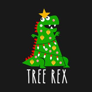 Tree Rex Quarantine Christmas Gift T-Shirt