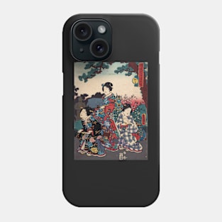 Three traditional Japanese women Phone Case