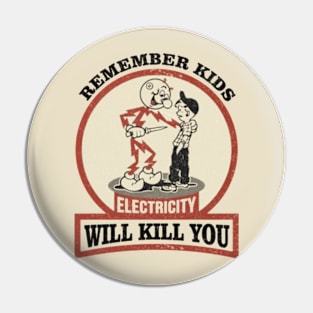 Remember Kids - VINTAGE Pin