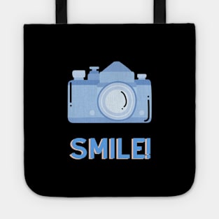 Smile! - Photographer/Camera (BLUE) Tote