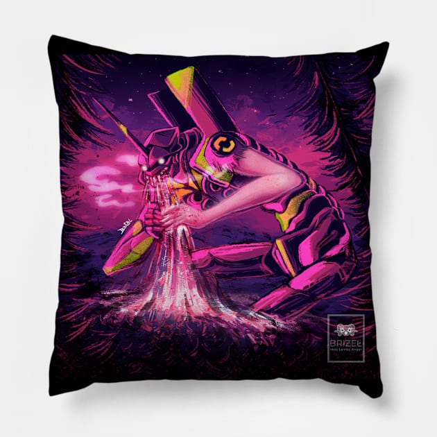 EVA 01 Berserk Pillow by MissLambsAnger