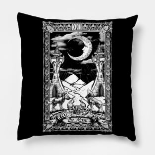 The Moon Tarot Occult Magic Pillow