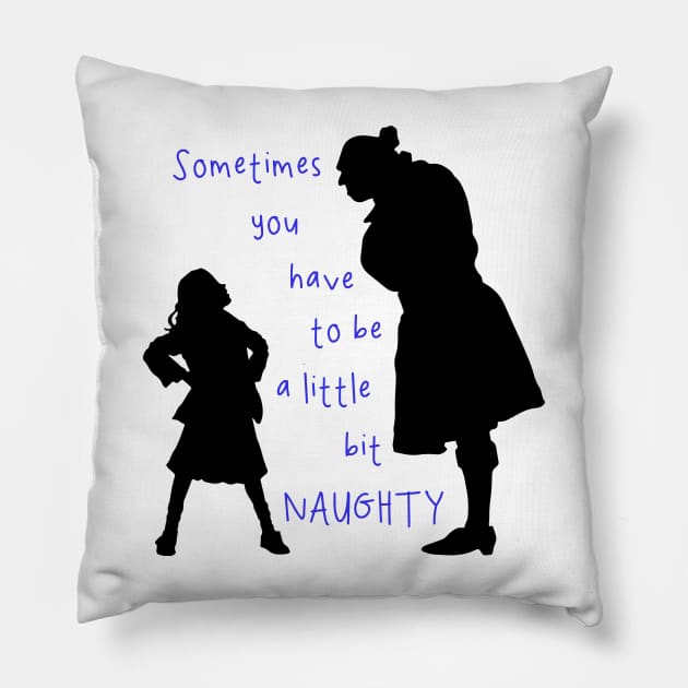 Matilda and Trunchbull from Matilda the Musical Pillow by TheTreasureStash