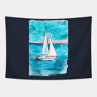 Sailboat cruising Tapestry