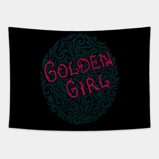 golden girl Tapestry
