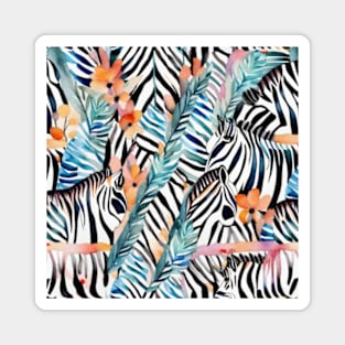 Zebra pattern Magnet