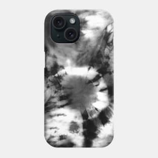 Black and White Pastel Tie-Dye Phone Case