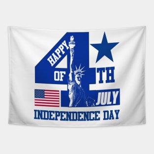 Happy 4th Of July Independence Day Tapestry