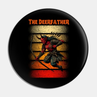 The deer father hunting devil Pin