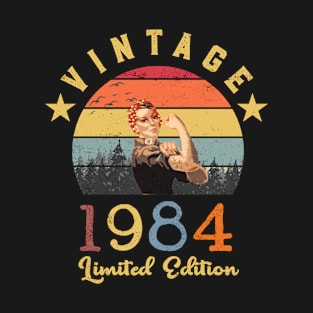 Retro Vintage 1984 Birthday gifts for women T-Shirt