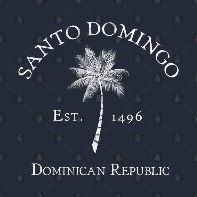 Santo Domingo Dominican Republic Vintage Palm by TGKelly