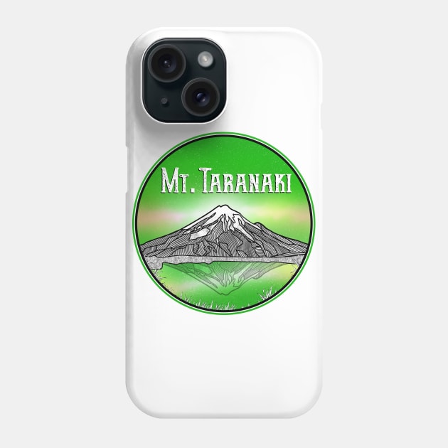 Mount Taranaki New Zealand Phone Case by mailboxdisco