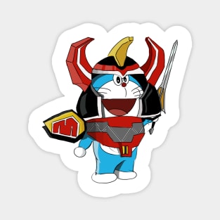 Doraemon Megazord Power Ranger Shirt Magnet