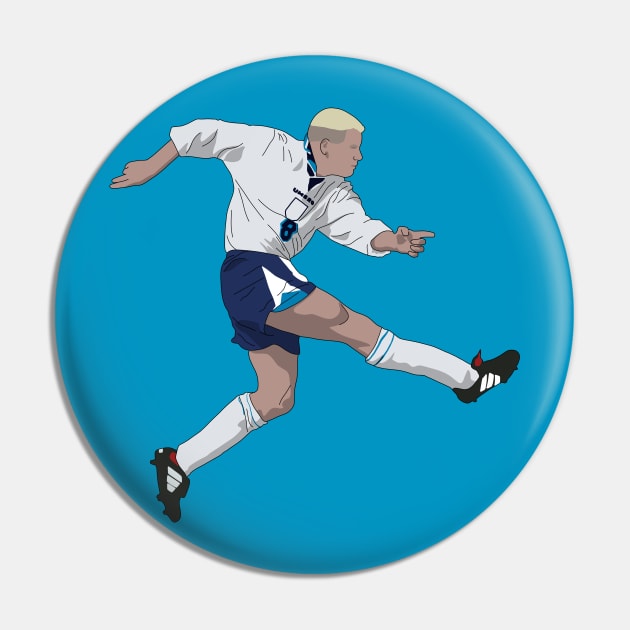 Paul Gascoigne Euro 96 Pin by NostalgiaUltra