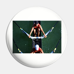 Aerial View of Rowers Pin