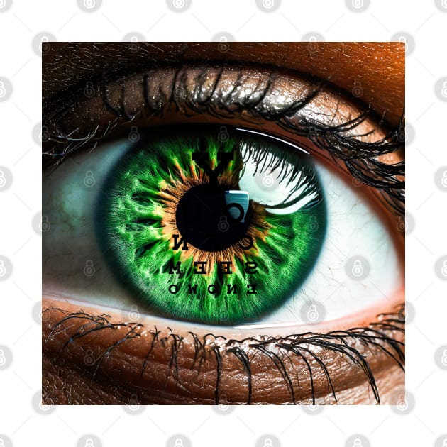 Up Close Eye  (CHART) by CreativePhil