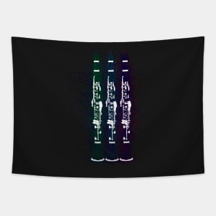 Scribble Clarinets Tapestry