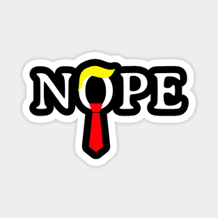 Funny Nope Anti-Trump Trump Hair Magnet