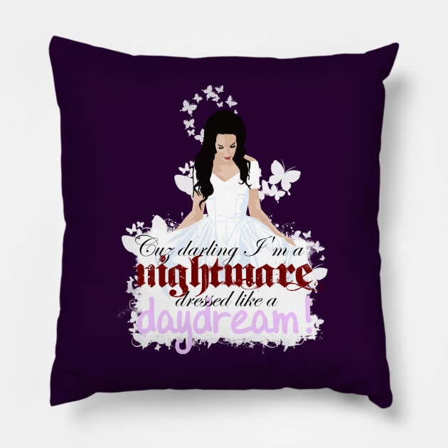 Sweet Nightmares, Dearie Pillow by MermaidsAndMagic