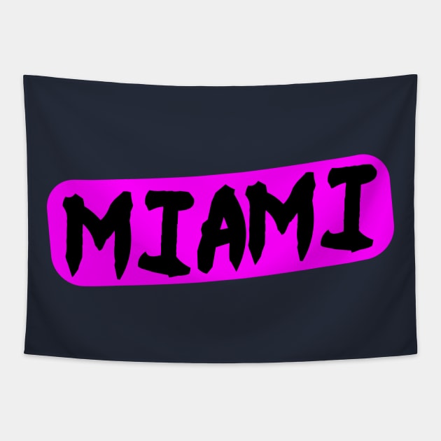 miami Tapestry by ALLAMDZ