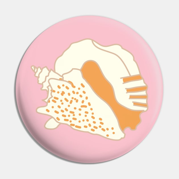 Conch Shell Pin by courtneylgraben