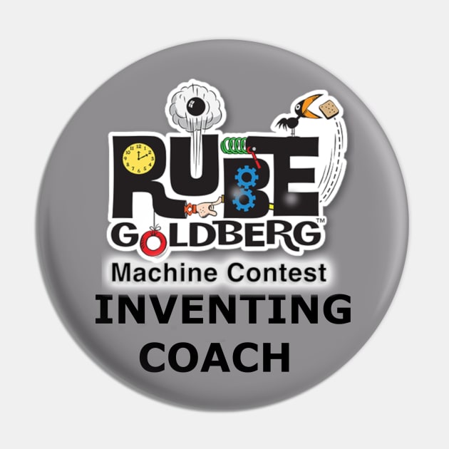 RGMC - Inventing Coach - Black letters Pin by Makersville-Long Beach