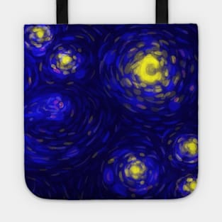 Starry night sky Tote