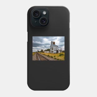 Old Silo by Railroad, Merino, Colorado Phone Case