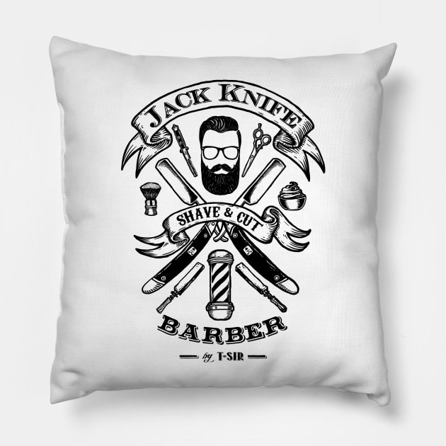 Jack Knife Pillow by OscarPostigo