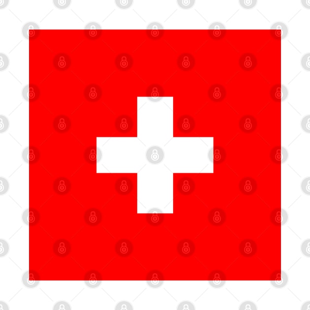 Switzerland Flag by DetourShirts