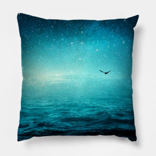 The Sea and The Universe Pillow