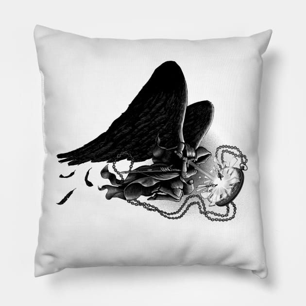 Dark Angel Pillow by Vinsse