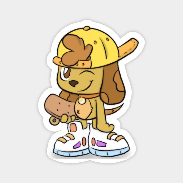 Rad Pup Magnet by ADove11